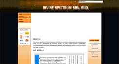 Desktop Screenshot of divine-spectrum.com