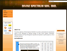 Tablet Screenshot of divine-spectrum.com
